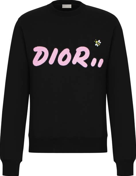 black and pink dior sweatshirt|Dior sweatshirt vintage.